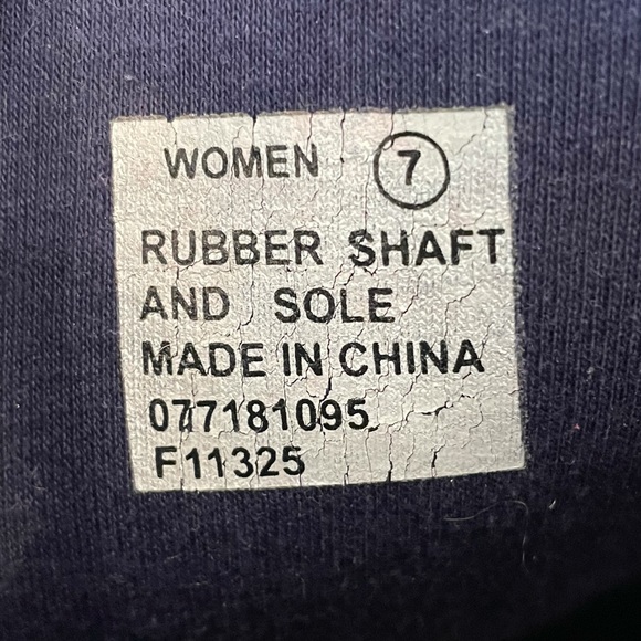 Multi Color Plaid Rain Boots - Picture 9 of 10